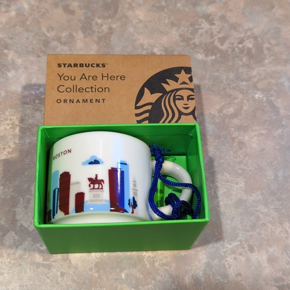 NIB! Starbucks BOSTON You Are Here Collection Ornament - Picture 3 of 5